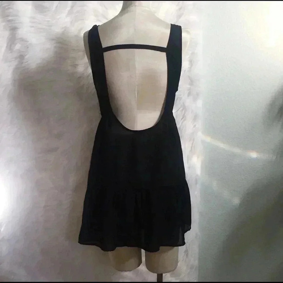 NWT Tobi Black Dress with Open Back - Picture 3 of 6